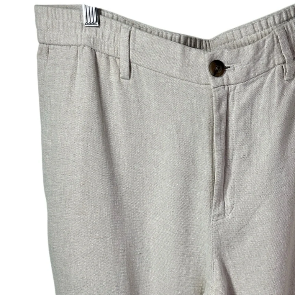 Banana Republic Light Tan Linen Blend Chinos 34 x 32